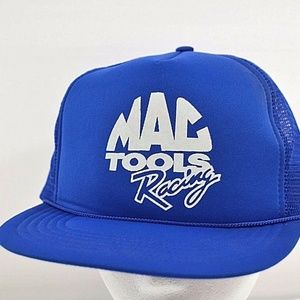 Mac Tools Racing Light Blue Baseball Cap Snap Back
